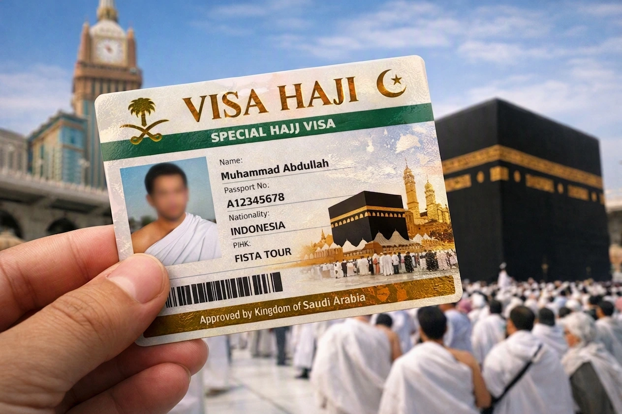 Visa haji resmi sangat penting untuk perjalanan ibadah suci yang aman, nyaman dan pastinya legal.