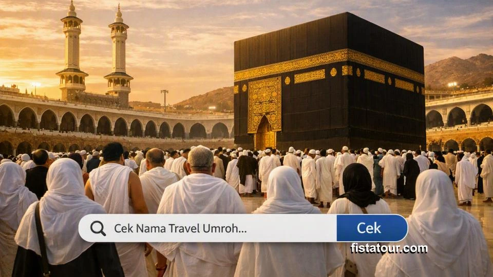 Cara cek legalitas travel umroh yang benar sesuai aturan pemerintah.