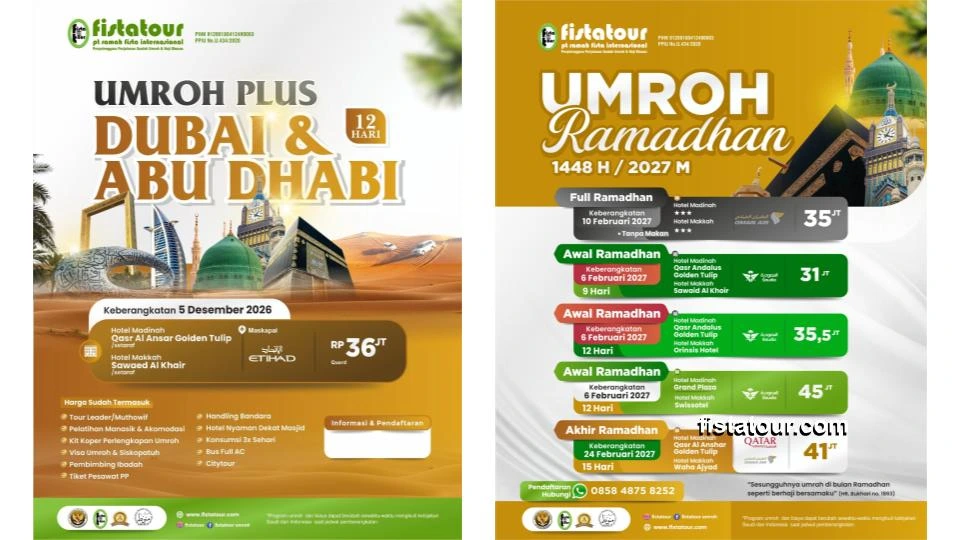 Pameran Haji dan Umroh Travel Fair Fistatour di Solo Square Solusi Perjalanan Ibadah Anda - Dubai dan Ramadhan