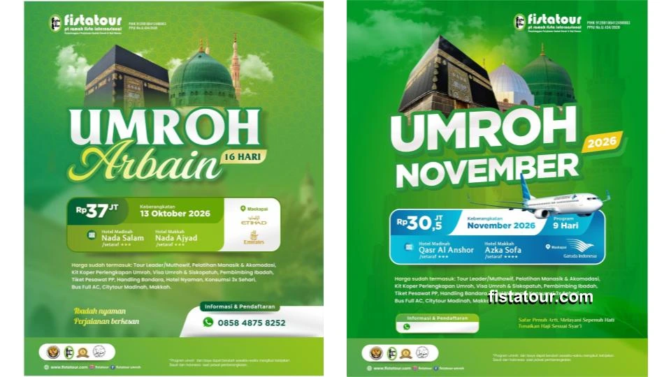 Pameran Haji dan Umroh Travel Fair Fistatour di Solo Square Solusi Perjalanan Ibadah Anda - Umroh Arbain dan November