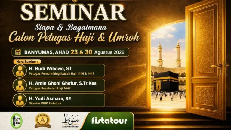 Seminar Calon Petugas Haji dan Umroh Strategi, Syarat, dan Tahapan Seleksinya